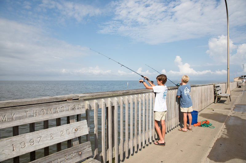 Fish the Pier. Don’t Forget your 5 Gallon Bucket.