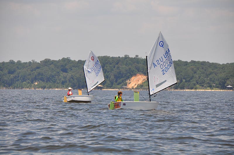 Take a summer sailing lesson at Fairhope Yacht Club.