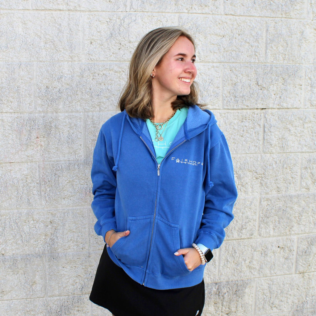 Ladies Zip Sweatshirt