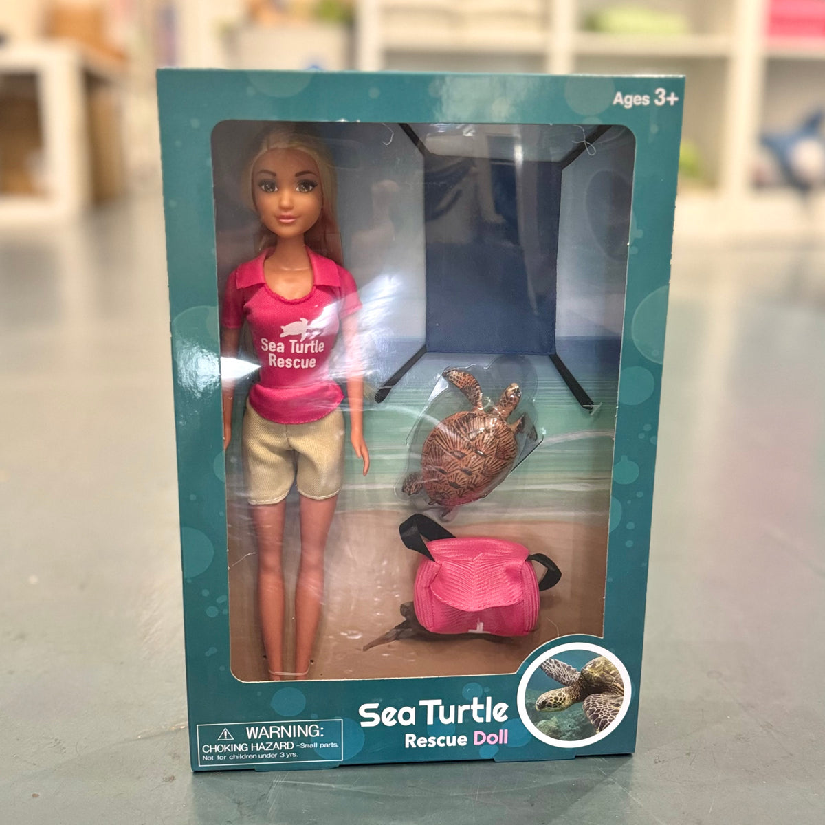 Sea Turtle Rescue Girl