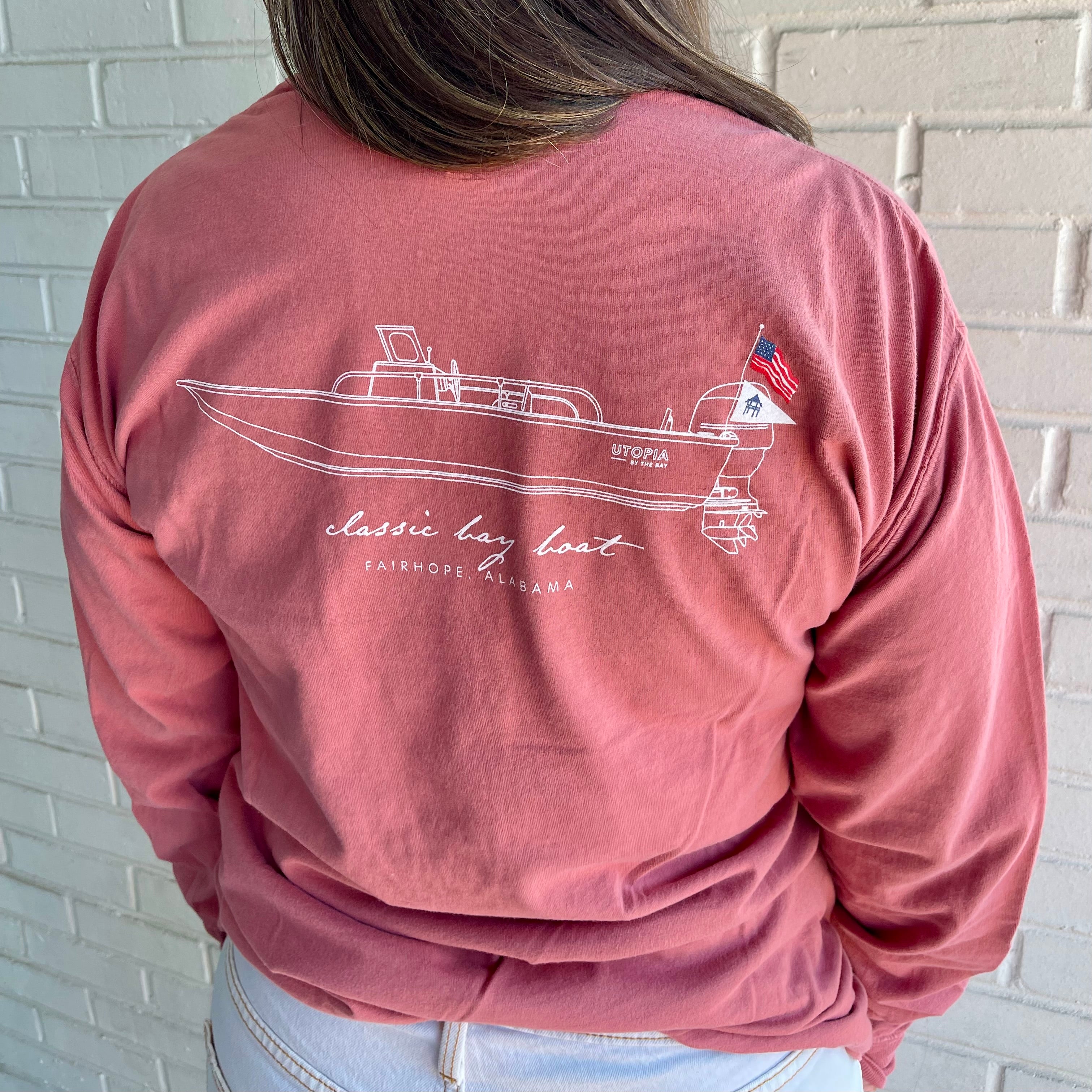 Long Sleeve Whaler Boat Tee – The Fairhope Store
