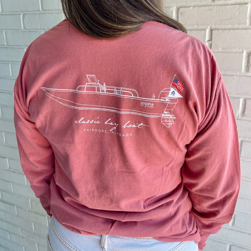 Long Sleeve Whaler Boat Tee