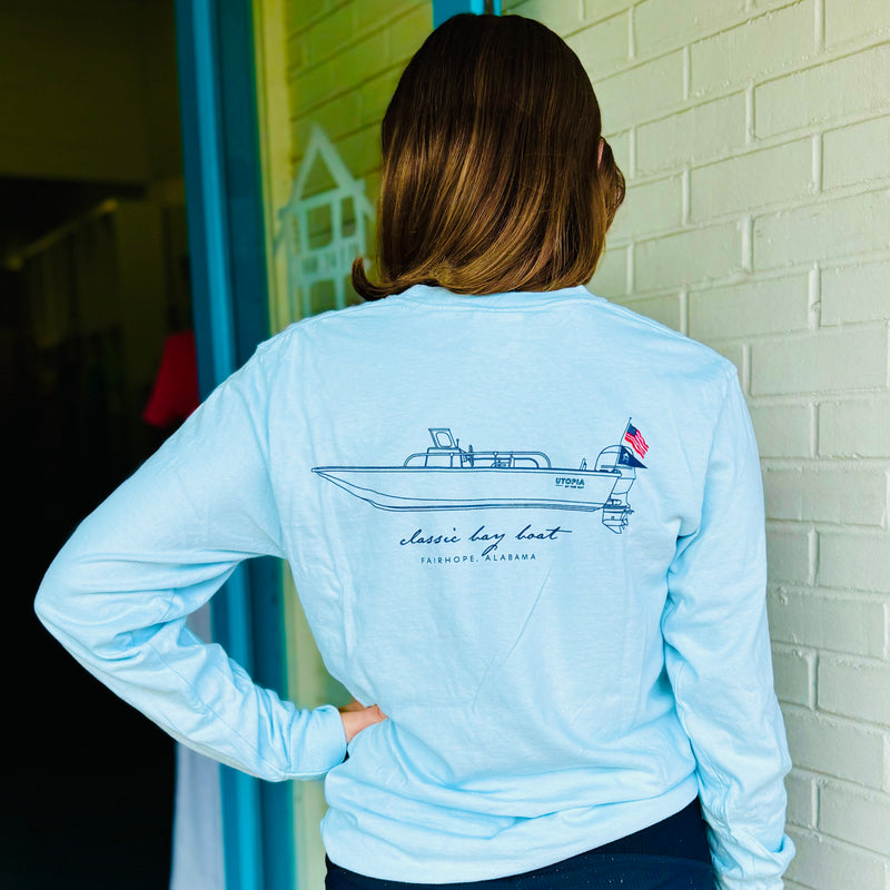 Long Sleeve Whaler Boat Tee