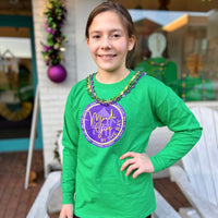 2025 Youth Long Sleeve Mardi Gras Shirt