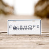Fairhope White  Car Tag