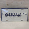 Fairhope White  Car Tag