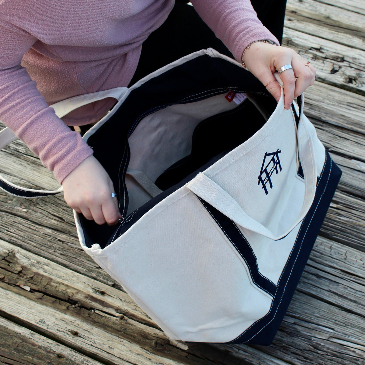 Canvas Boat Tote